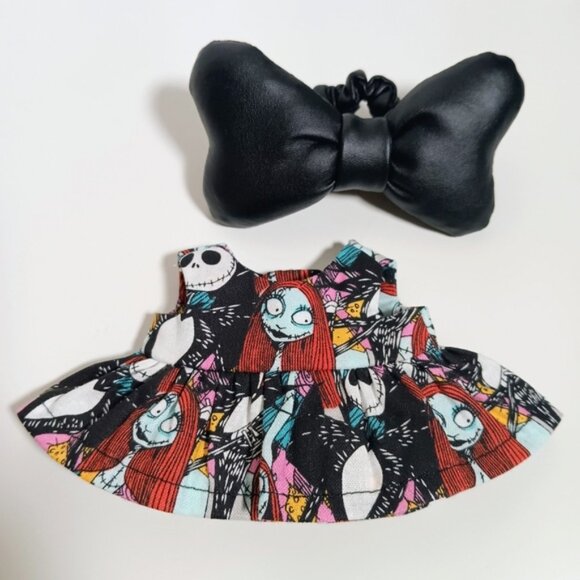 Disney Nightmare Before Christmas Sally Dress with Bow Labubu Outfit - Picture 5 of 6